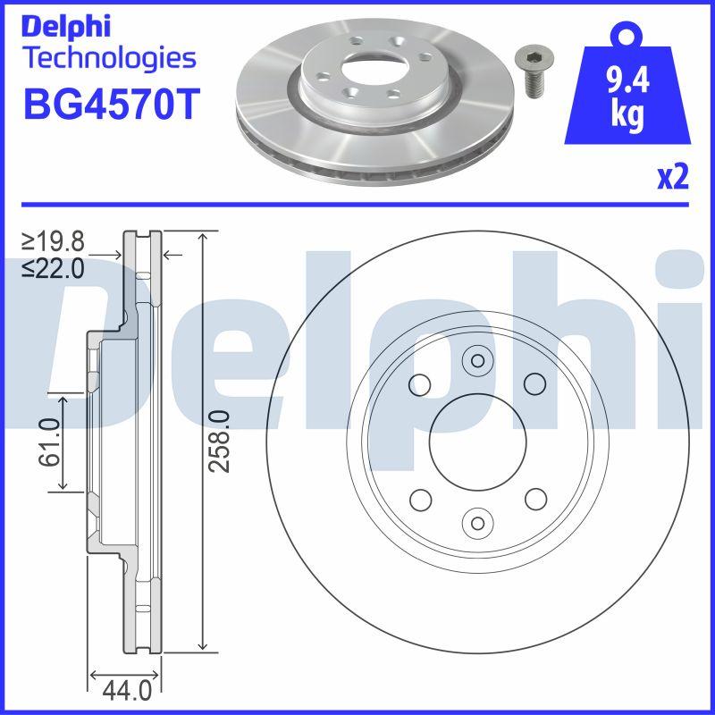 Delphi BG4570T - Jarrulevy inparts.fi