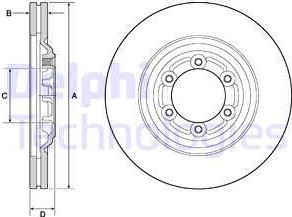 Delphi BG4697C - Jarrulevy inparts.fi