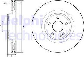 Delphi BG4659C - Jarrulevy inparts.fi