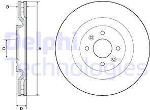 Delphi BG4689C - Jarrulevy inparts.fi