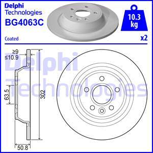 Delphi BG4063C-18B1 - Jarrulevy inparts.fi