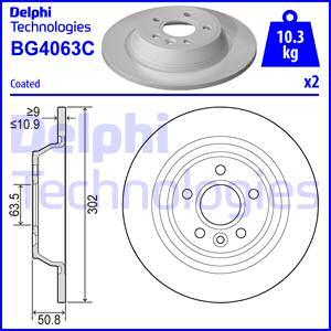 Delphi BG4063C - Jarrulevy inparts.fi