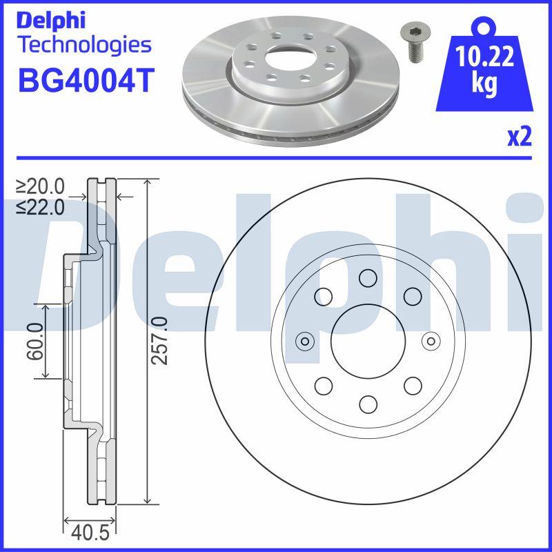 Delphi BG4004T - Jarrulevy inparts.fi