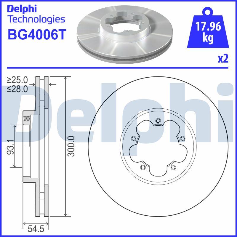 Delphi BG4006T - Jarrulevy inparts.fi