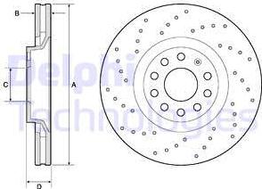 Delphi BG4086 - Jarrulevy inparts.fi