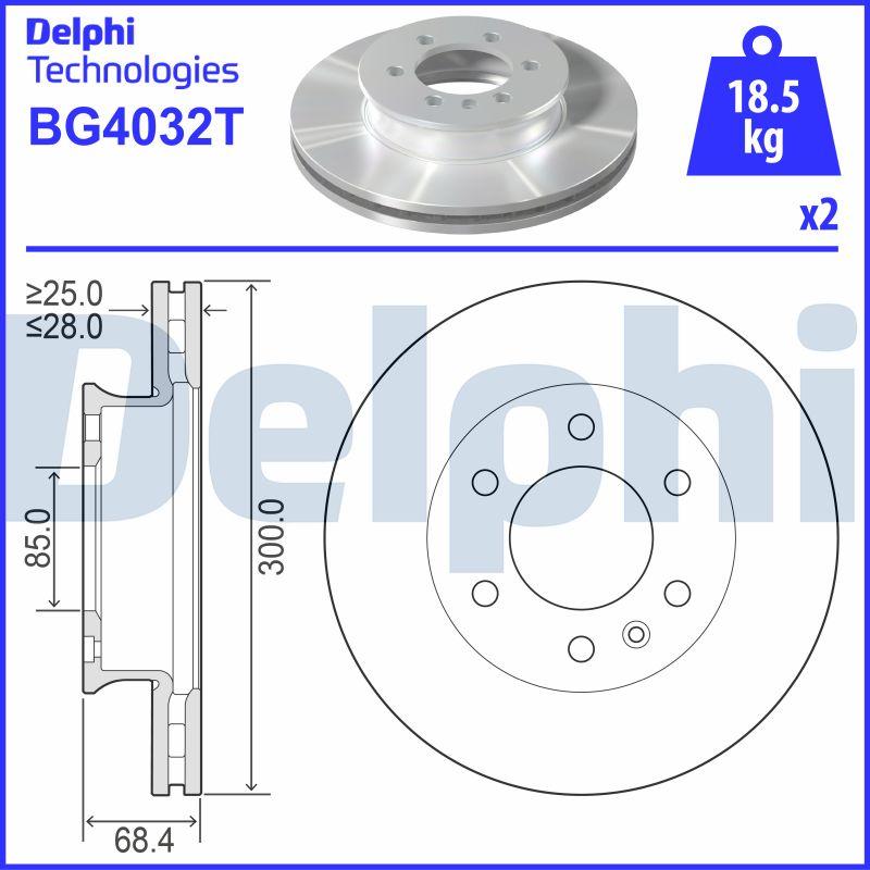 Delphi BG4032T - Jarrulevy inparts.fi