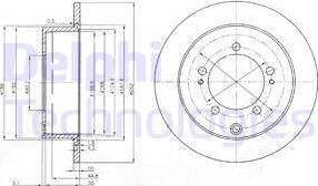 Delphi BG4037 - Jarrulevy inparts.fi