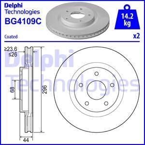 Delphi BG4109C-18B1 - Jarrulevy inparts.fi