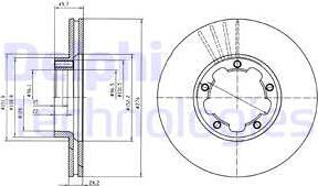 Delphi BG4173 - Jarrulevy inparts.fi