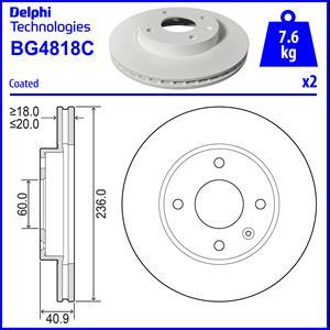 Delphi BG4818C - Jarrulevy inparts.fi