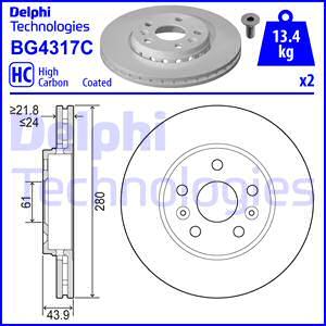 Delphi BG4317C - Jarrulevy inparts.fi