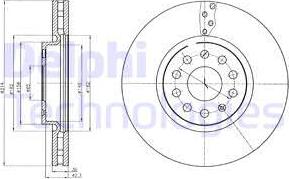 Delphi BG4330 - Jarrulevy inparts.fi