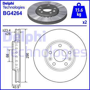 Delphi BG4264 - Jarrulevy inparts.fi