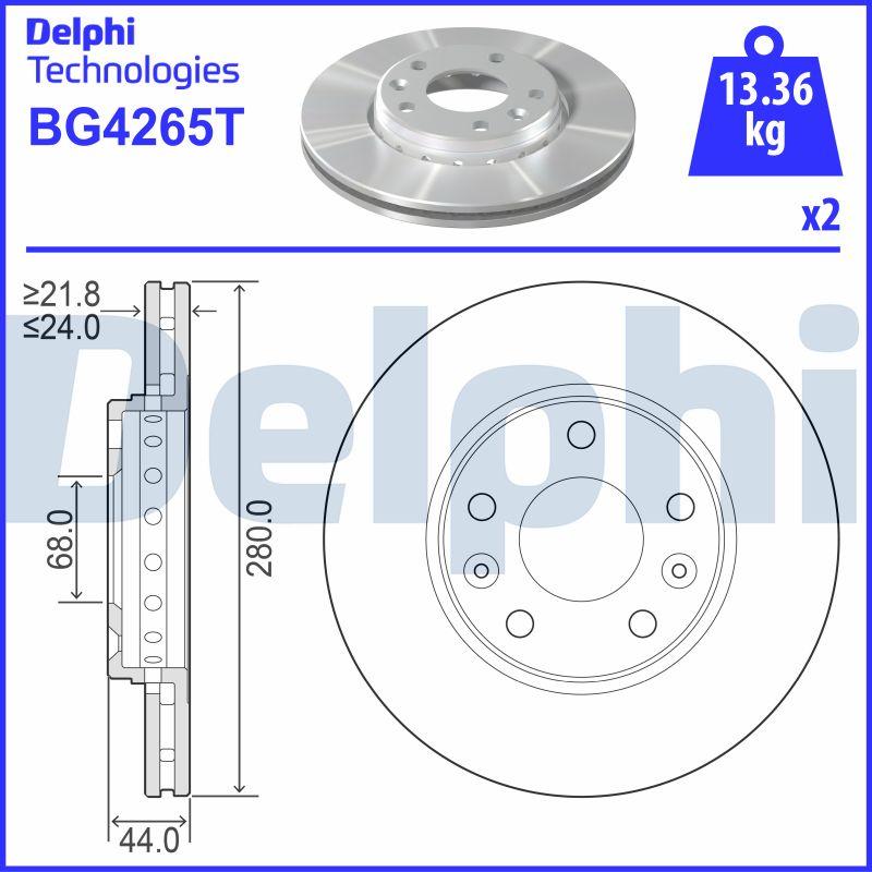 Delphi BG4265T - Jarrulevy inparts.fi