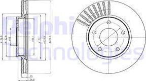 Delphi BG4282 - Jarrulevy inparts.fi