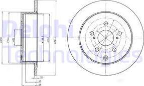 Delphi BG4237 - Jarrulevy inparts.fi