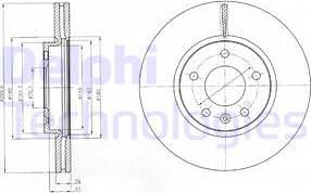 Delphi BG4278-C - Jarrulevy inparts.fi