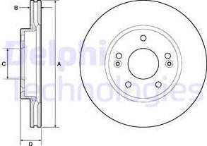 Delphi BG4745C - Jarrulevy inparts.fi