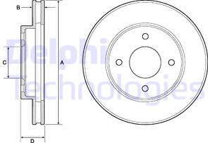 Delphi BG4742C-18B1 - Jarrulevy inparts.fi