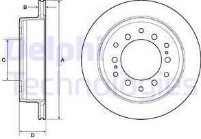 Delphi BG4747C - Jarrulevy inparts.fi