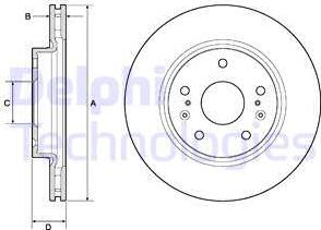 Delphi BG4764C - Jarrulevy inparts.fi