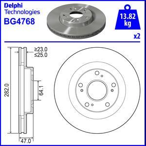 Delphi BG4768 - Jarrulevy inparts.fi