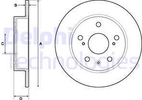 Delphi BG4709C - Jarrulevy inparts.fi