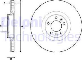 Delphi BG4716C - Jarrulevy inparts.fi