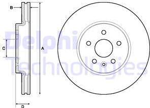 Delphi BG4710C-18B1 - Jarrulevy inparts.fi