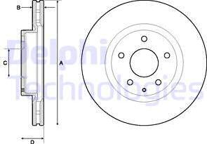 Delphi BG4713C - Jarrulevy inparts.fi