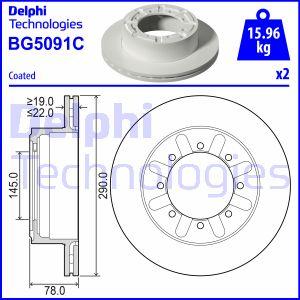 Delphi BG5091C - Jarrulevy inparts.fi