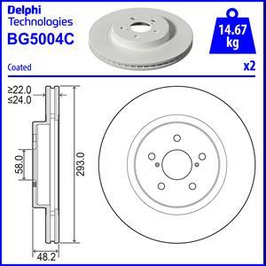 Delphi BG5004C - Jarrulevy inparts.fi