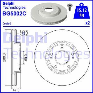 Delphi BG5002C - Jarrulevy inparts.fi