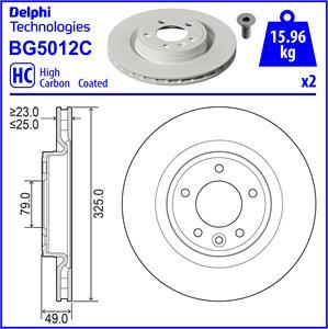 Delphi BG5012C-18B1 - Jarrulevy inparts.fi