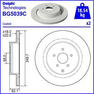 Delphi BG5039C - Jarrulevy inparts.fi