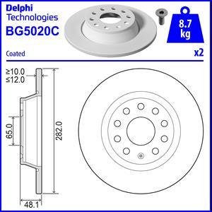 Delphi BG5020C-18B1 - Jarrulevy inparts.fi