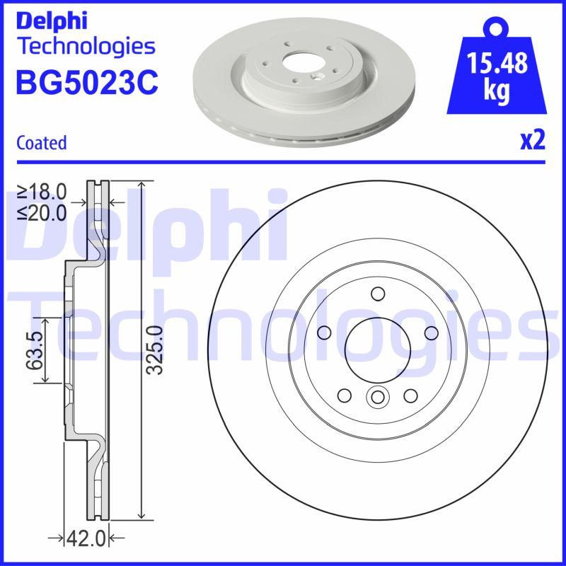 Delphi BG5023C - Jarrulevy inparts.fi