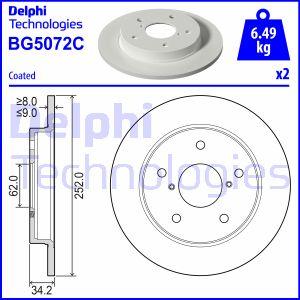 Delphi BG5072C - Jarrulevy inparts.fi