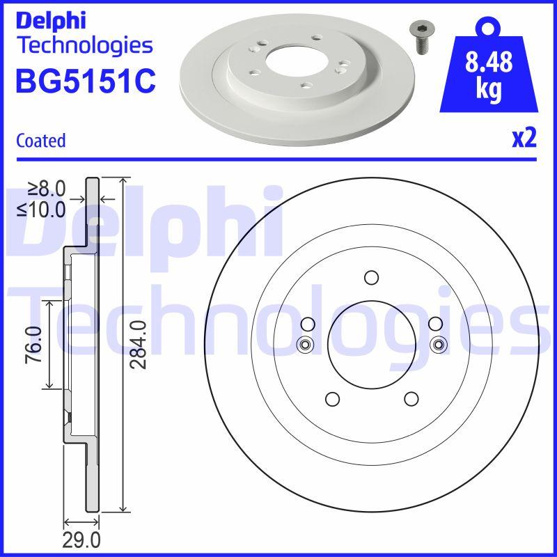 Delphi BG5151C - Jarrulevy inparts.fi