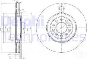 Delphi BG3993 - Jarrulevy inparts.fi