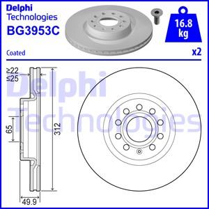 Delphi BG3953C-19B1 - Jarrulevy inparts.fi