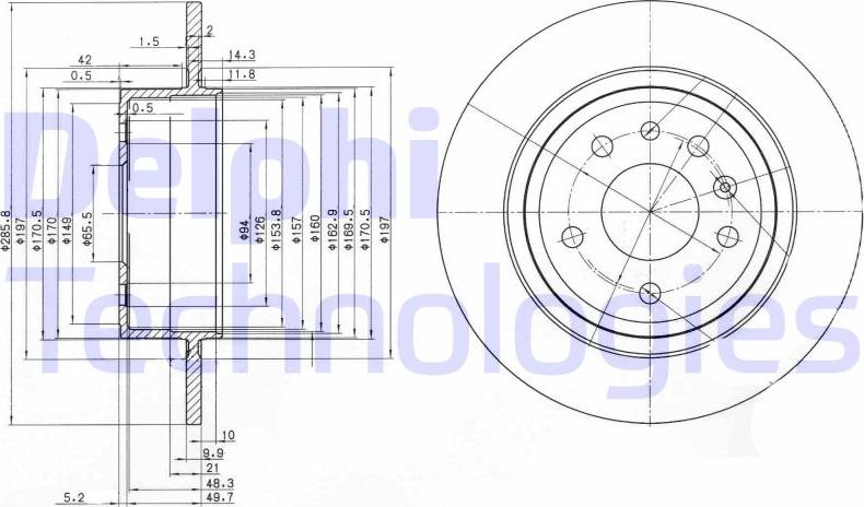 Delphi BG3908C - Jarrulevy inparts.fi