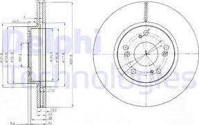 Delphi BG3980C - Jarrulevy inparts.fi