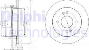 Delphi BG3981C - Jarrulevy inparts.fi