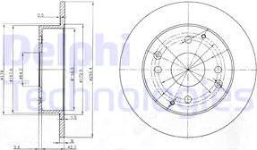 Delphi BG3983 - Jarrulevy inparts.fi