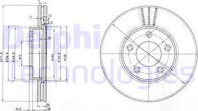 Delphi BG3927 - Jarrulevy inparts.fi