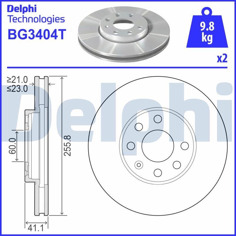 Delphi BG3404T - Jarrulevy inparts.fi