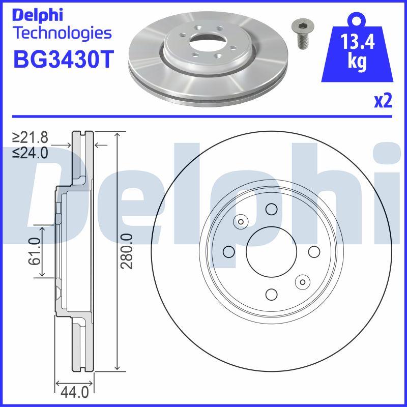 Delphi BG3430T - Jarrulevy inparts.fi