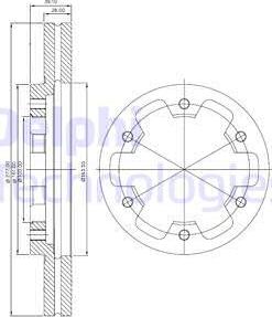 Delphi BG3422 - Jarrulevy inparts.fi