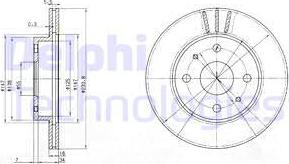 Delphi BG3555 - Jarrulevy inparts.fi